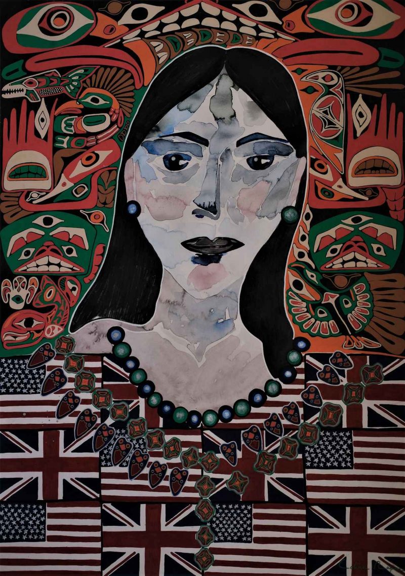 Pocahontas 59,5x42cm - Coline Renard (Raposa)