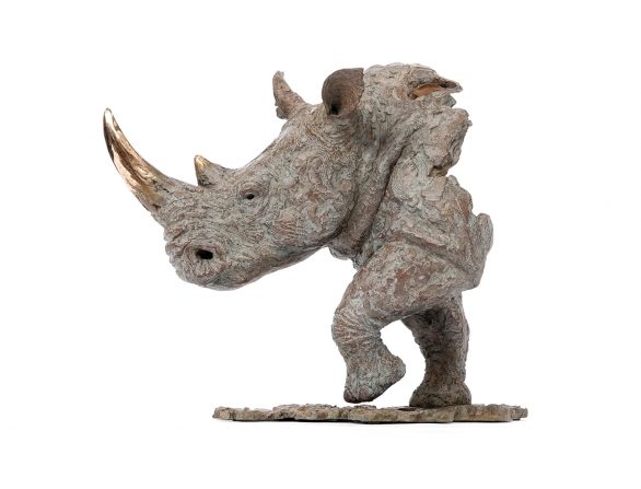 Bronze Rhino blanc Pierre-Jean Chabert couverture
