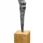 ARIANE & THÉSÉE, bronze sur socle en chêne - Hauteur 33cm - Véronique Vantesone