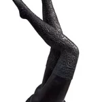 Dentelle de bayeux terre cuite patinée façon bronze hauteur 57 cm - Véronique Vantesone