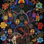 Toile Arbre de vie - 100x70cm -Coline Renard Raposa