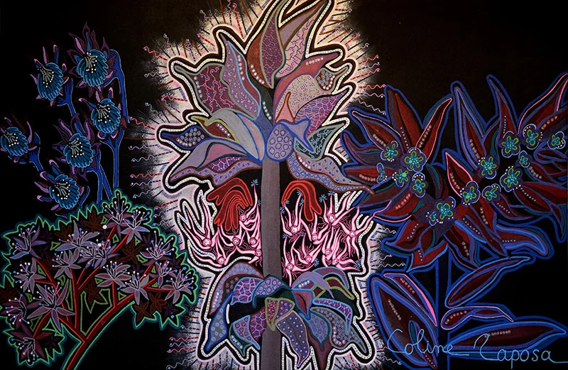 Velin d'arches - 60x90cm - Ultraviolet - Coline Renard Raposa