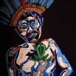 Velin d'arches - 64x50cm - Kambo - Coline Renard Raposa