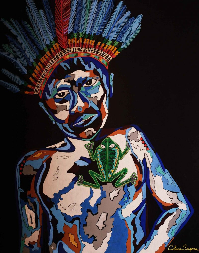 Velin d'arches - 64x50cm - Kambo - Coline Renard Raposa