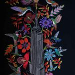 Velin d'arches - 100x70cm - Colibris - Coline Renard Raposa